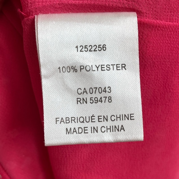 Joie Hot Pink Floral Cap Sleeve Blouse - Picture 12 of 13